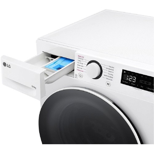 ΠΛΥΝΤΗΡΙΟ ΡΟΥΧΩΝ - ΣΤΕΓΝΩΤΗΡΙΟ LG D4R5009TSWW (9-6KG / A-D / ΑΤΜΟΥ / Wi-Fi & AI)